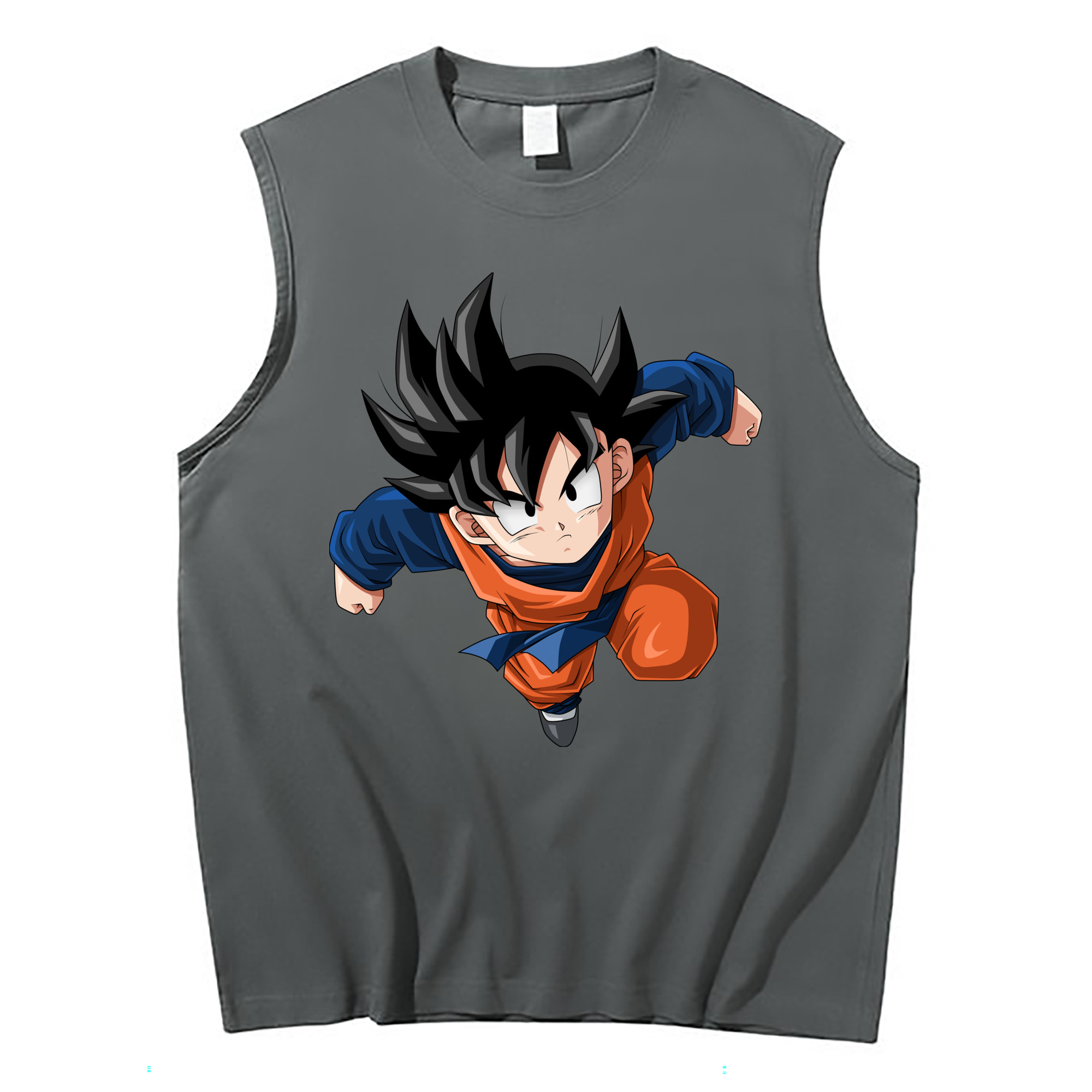 （画像用） ドラゴンボール 孫悟空（そん ごくう）Son Goku カカロット DRAGON BALL Kakarotto コットン100％タンクトップ（フロントプリント）